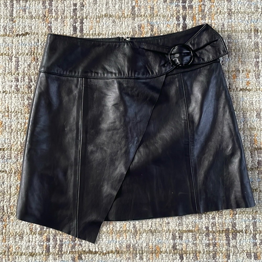 COPY - Genuine leather skirt